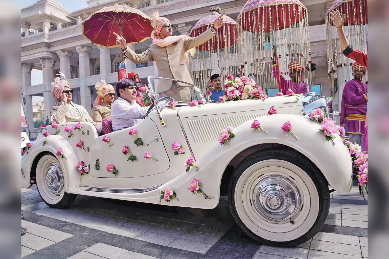 Vintage Wedding Car